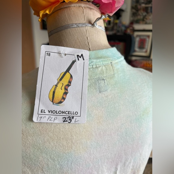 Ransom Note Tee Shirt - Sherbet Tie Dye - Picture 8 of 14